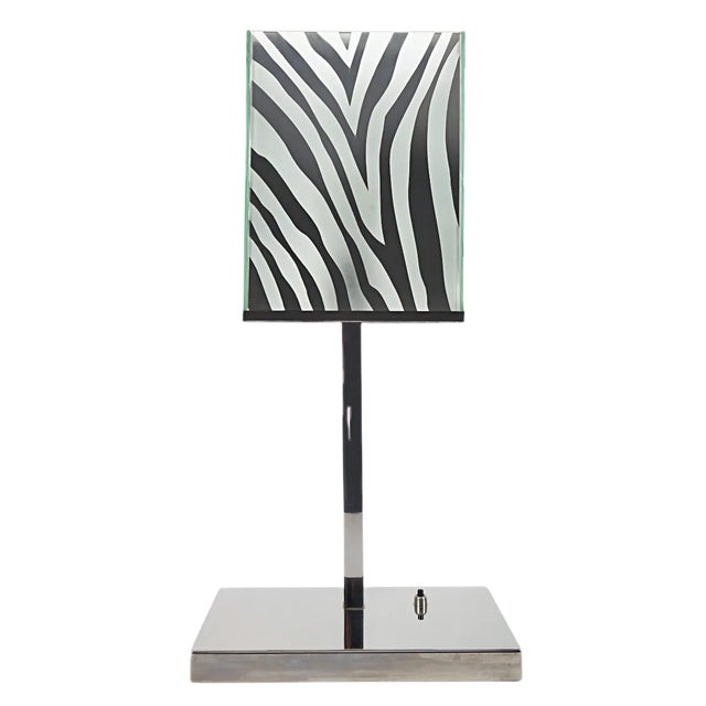 Mid-Century Modern Chrome Table Lamp For Sale