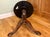Vintage Round Mahogany Pedestal Inlaid Maitland Smith Side Table For Sale - Image 9 of 10