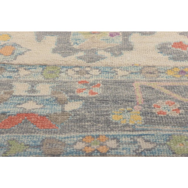 2000 - 2009 Turkish Oushak Rug - 09'02 X 12'01 For Sale - Image 5 of 9