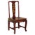 Antique Chinese Red Hand Painted Chair in Sold Wood For Sale - Image 17 of 17