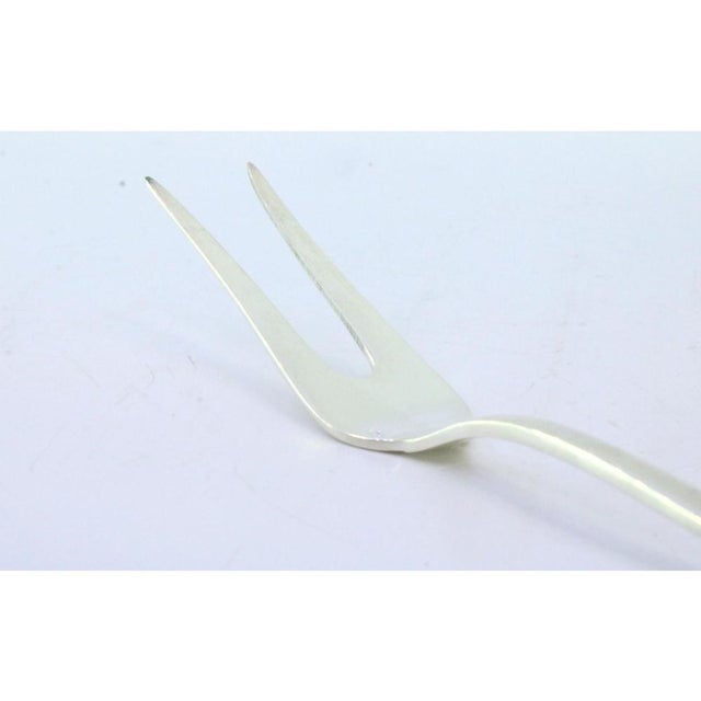 Caninhas Style Silver Serving Fork, in Very Good conditions. Designed 1980 to 1989 This piece has an attribution mark, I...