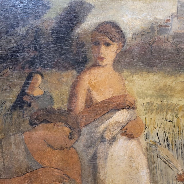 Agustín Carrera, Roquelaure, 1920s, Oil on Board For Sale - Image 6 of 18
