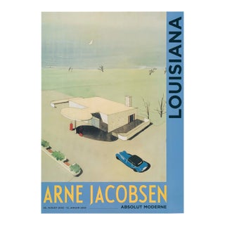 Arne Jacobsen Skovshoved Gas Station Poster (1937) Exhibition Poster For Sale