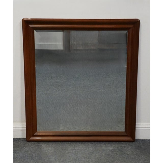 Contemporary Collezione Europa Cherry Contemporary Traditional Style 34" Mirror 6900-200 For Sale - Image 3 of 7
