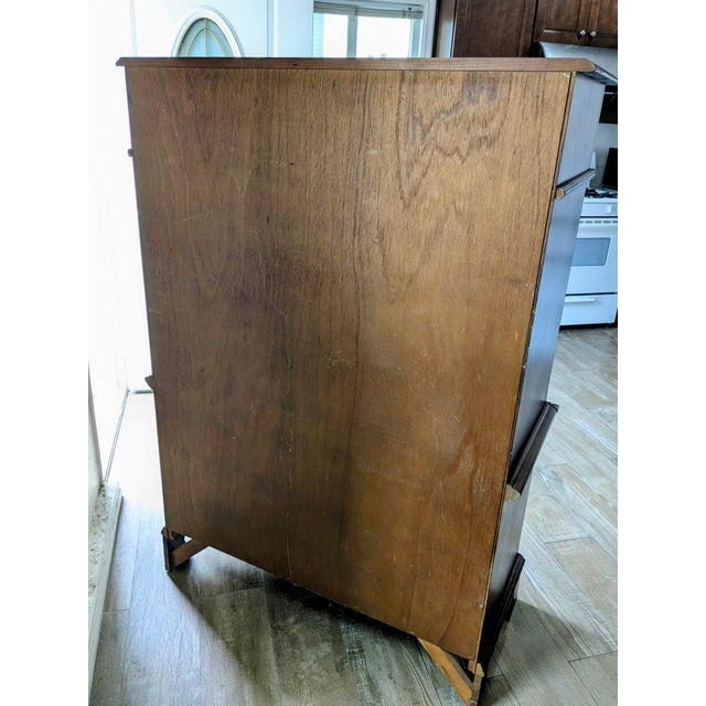 Late 20th Century Pennsylvania House Medallion Collection Solid Cherry Hardwood High Chest Georgian Chippendale Dresser For Sale In Los Angeles - Image 6 of 8