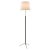 Textile White and Chrome Pie De Salón G3 Floor Lamp by Jaume Sans For Sale - Image 7 of 7