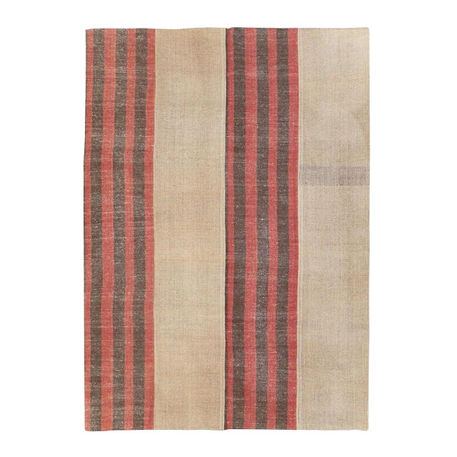 Galerie Shabab Collection Mid-20th Century Turkish Flatweave Kilim Room Size Rug For Sale