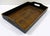 Antique Japanese Kanji Calligraphy Wood Serving Tray Obon With Stamp Signature For Sale In Miami - Image 6 of 11