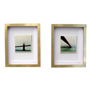 Framed Artist Proof Architectural Photography by C. Damien Fox, a Pair. For Sale
