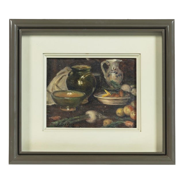 Artur Alves Cardoso, Still Life, Oil Painting, Framed For Sale