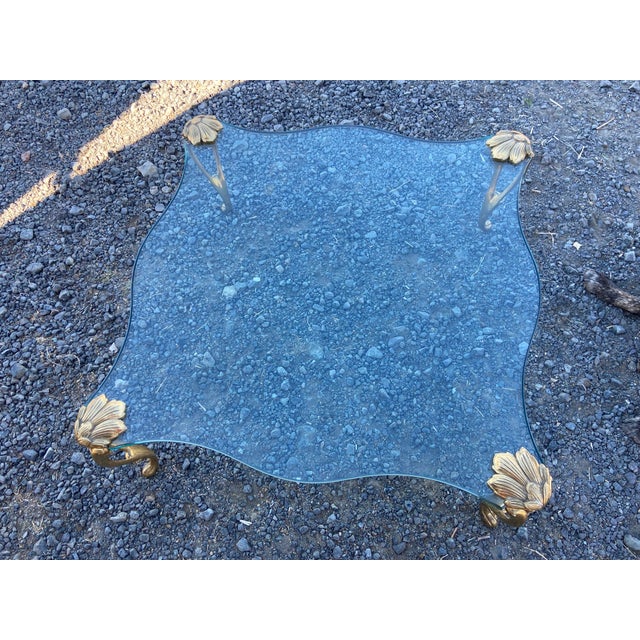 Vintage Mid Century Modern Hollywood Regency Attributed to Maison Charles Coffee Table For Sale In Sacramento - Image 6 of 12