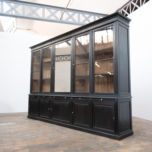 20th Century Wooden Bookcase, 1900 For Sale - Image 3 of 12