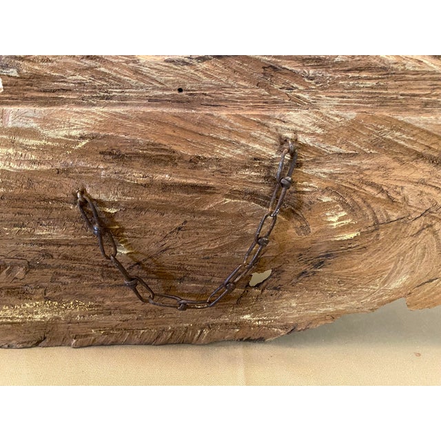 Vintage Brazilian Dimensional Carved Driftwood Mountainside Scene For Sale In Raleigh - Image 6 of 7