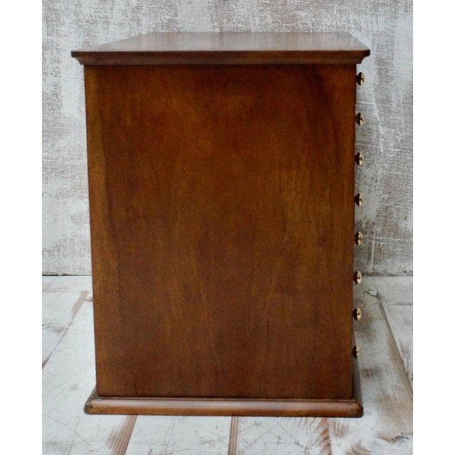 Antique French Apothecary Drawer Cabinet, 1900 For Sale - Image 6 of 11