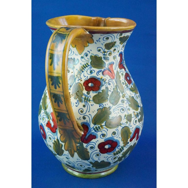 Ceramic Jug Vase by Gualdo Tadino for ICAP, 1920s For Sale - Image 6 of 18