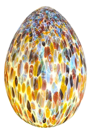 Murano Millefiori Egg Lamp