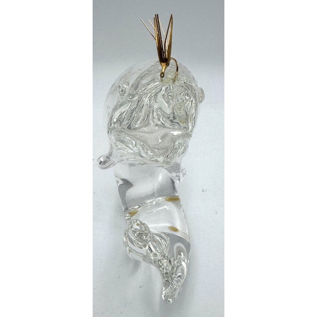 Steuben Glass & 18K Gold “Trout & Fly” by James Houston, Introduced 1966 For Sale - Image 10 of 18