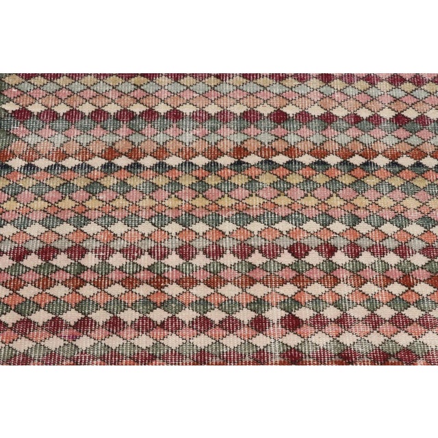 Vintage Turkish Sivas Rug - 02'03 x 05'09 For Sale - Image 4 of 9