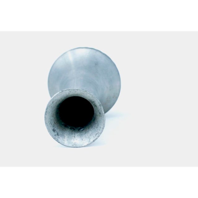 Vintage 1960s Mastad 554 Pewter Pebbled Norwegian Bud Vase For Sale In Chicago - Image 6 of 7