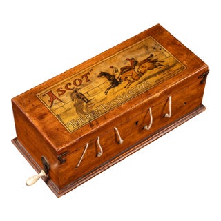 Victorian "Ascot" Horse Racing Trade Stimulator Game For Sale