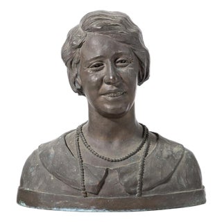 Bronze Bust by Maximiano Alves For Sale