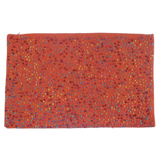 French Knots Lumbar Pillow Sham For Sale