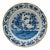 Late 17thC Dutch Delft Kraak-Charger/Plate - 1680-1690 - 14" For Sale