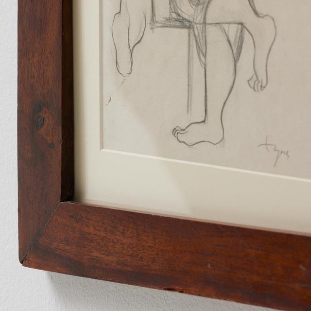 Togores for Kahnweilers Galerie Simon, Figure, 1923, Drawing on Paper, Framed For Sale - Image 12 of 17