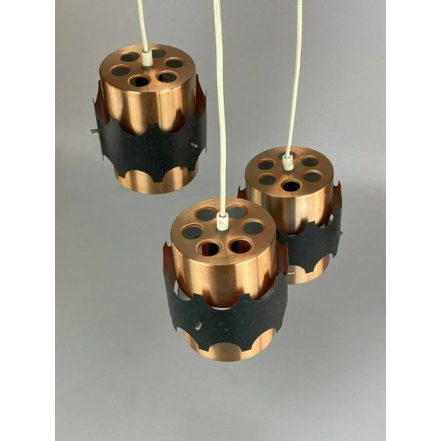 Mid-Century Space Age Cascading Ceiling Lamp in Metal from VEB Deutsche Werkstätten Hellerau For Sale - Image 10 of 13