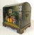 Black Vintage Hand Painted Wooden Fruits Hope Treasure Chest Trunk Storage Box For Sale - Image 8 of 11