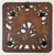 Vintage Copper Tea Kettle Motif Trivet For Sale - Image 4 of 4
