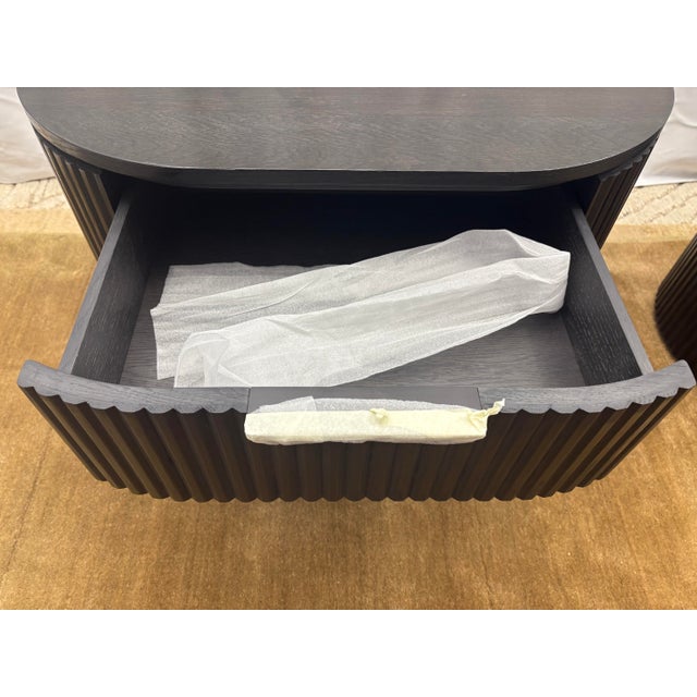 Rh Restoration Hardware Byron Open Nightstands – Set of 2 (32”) For Sale - Image 13 of 18