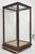 1910s English museum display case or vitrine. It features full clear glass on all sides and the top with safety film to...