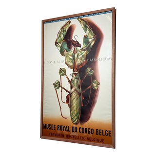 Vintage Exhibition Poster by Jean Van Noten For Sale