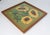 Mid-Century Modern Vintage Framed Sunflower Needlepoint Art Wall Hanging For Sale - Image 3 of 8