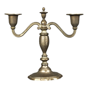 Vintage Silver Plated Candelabra for Two Taper Candles
