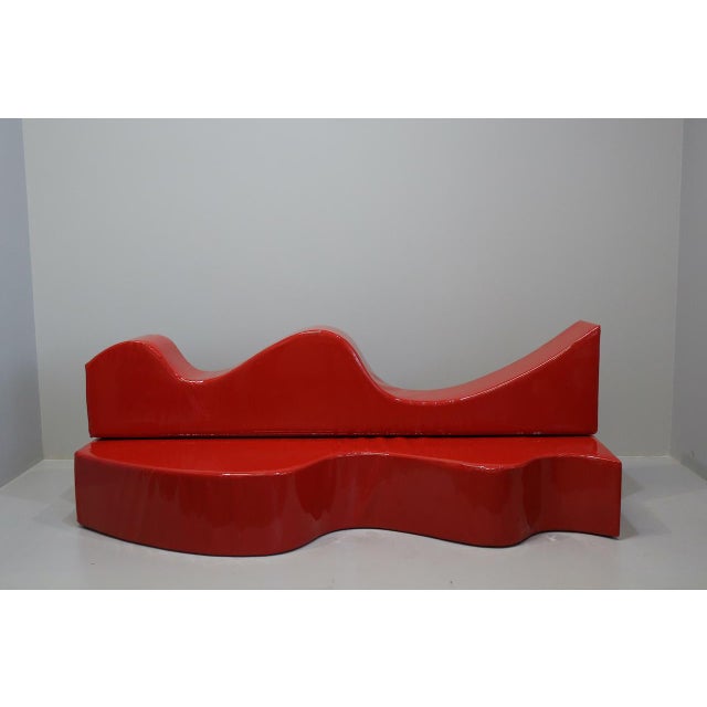 Superonda Upholstered Sofa by Archizoom for Poltronova Italia, 1967 For Sale - Image 11 of 17