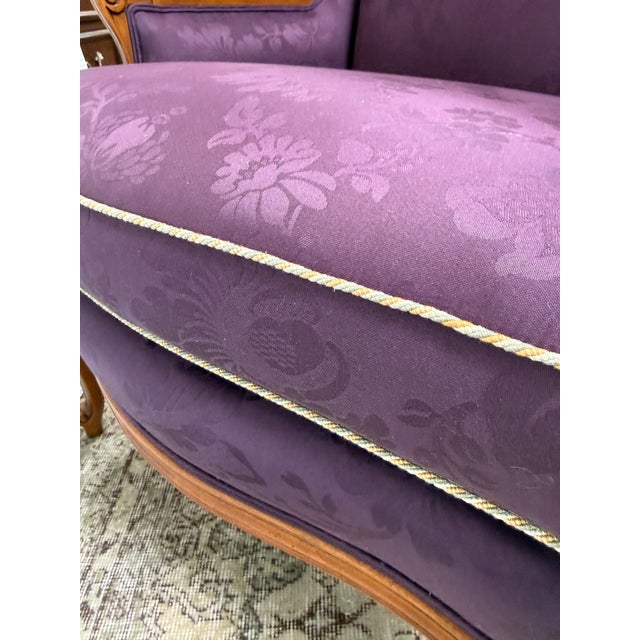 French Provincial Wing Back Chair For Sale - Image 10 of 12