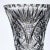 Glass Bohemian Czech Hand Cut Glass Trumpet Vase For Sale - Image 7 of 12