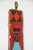 Textile African Yoruba Diviner's Red Beaded Panel Sash 1950 For Sale - Image 7 of 12