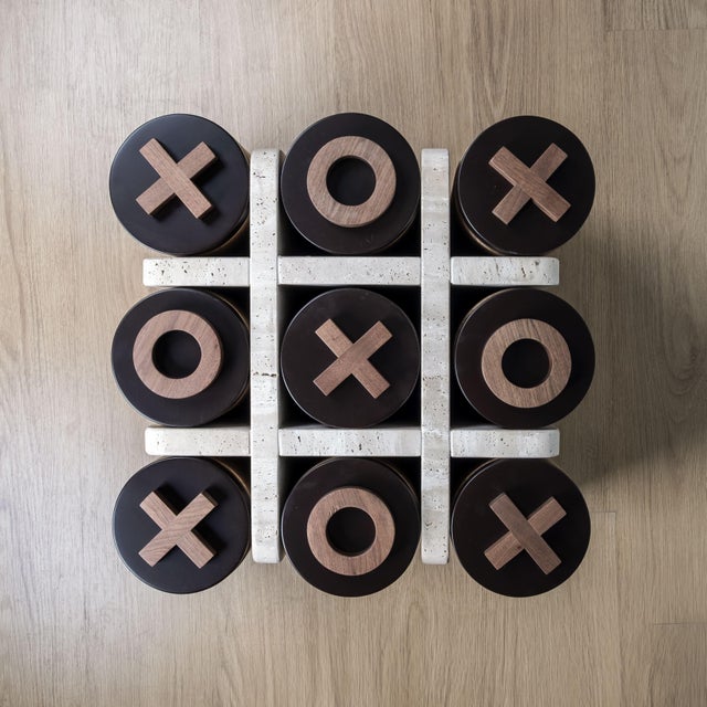 Kensington Tic-Tac-Toe Table from Wood Tailors Club For Sale - Image 6 of 16