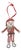 Vintage Crystal or Glass Santa Clause Christmas Ornament For Sale