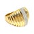 Mid 20th Century Vintage Dankner 14k Fluted Diamond Ring, Size 6.5 For Sale - Image 5 of 14