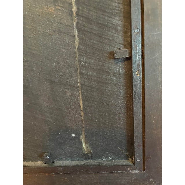 Antique Chinese Reverse Glass Painting Court Beauty Republic Period - Pristine For Sale - Image 10 of 10