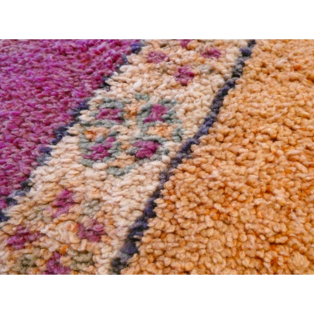 1970s Vintage Tribal Moroccan Pouf For Sale - Image 5 of 7