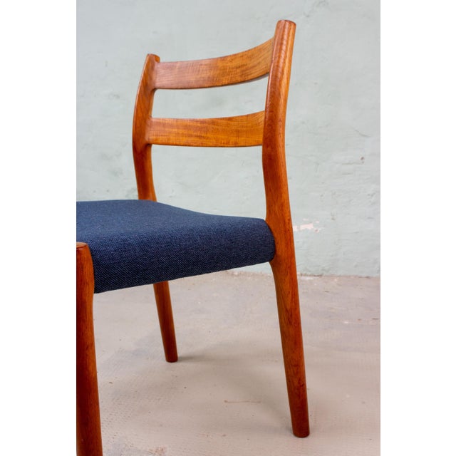 Danish Model No. 84 Chairs in Teak by Niels Otto Möller, 1960s, Set of 2 For Sale - Image 4 of 18