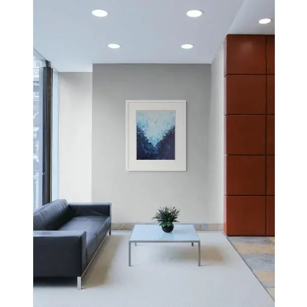 Navy Blue "Blues Night" Contemporary Abstract Acrylic Painting For Sale - Image 8 of 9