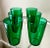 Mid-Century Modern Mid 20th-Century Anchor Hocking Roly-Poly Forest Green Beverage Set- 7-Pieces For Sale - Image 3 of 13