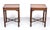 Good quality Bevan Funnell Georgian revival side tables. Having pierced cross legs. Beautiful set with slightly raised...