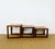 1960s Vintage Teak and Ceramic Nesting Tables, 1960s, Set of 3 For Sale - Image 5 of 15